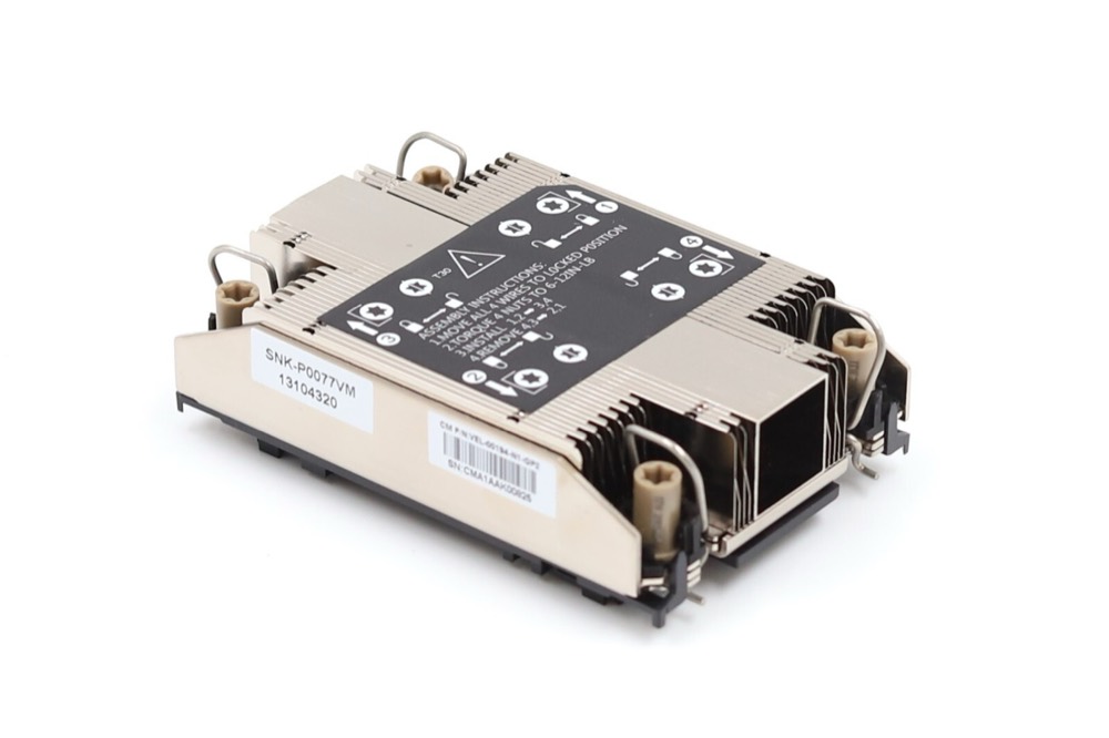 Радиатор Supermicro 1U Passive CPU Heat Sink Socket LGA4189 (SNK-P0077VM) — фото 1