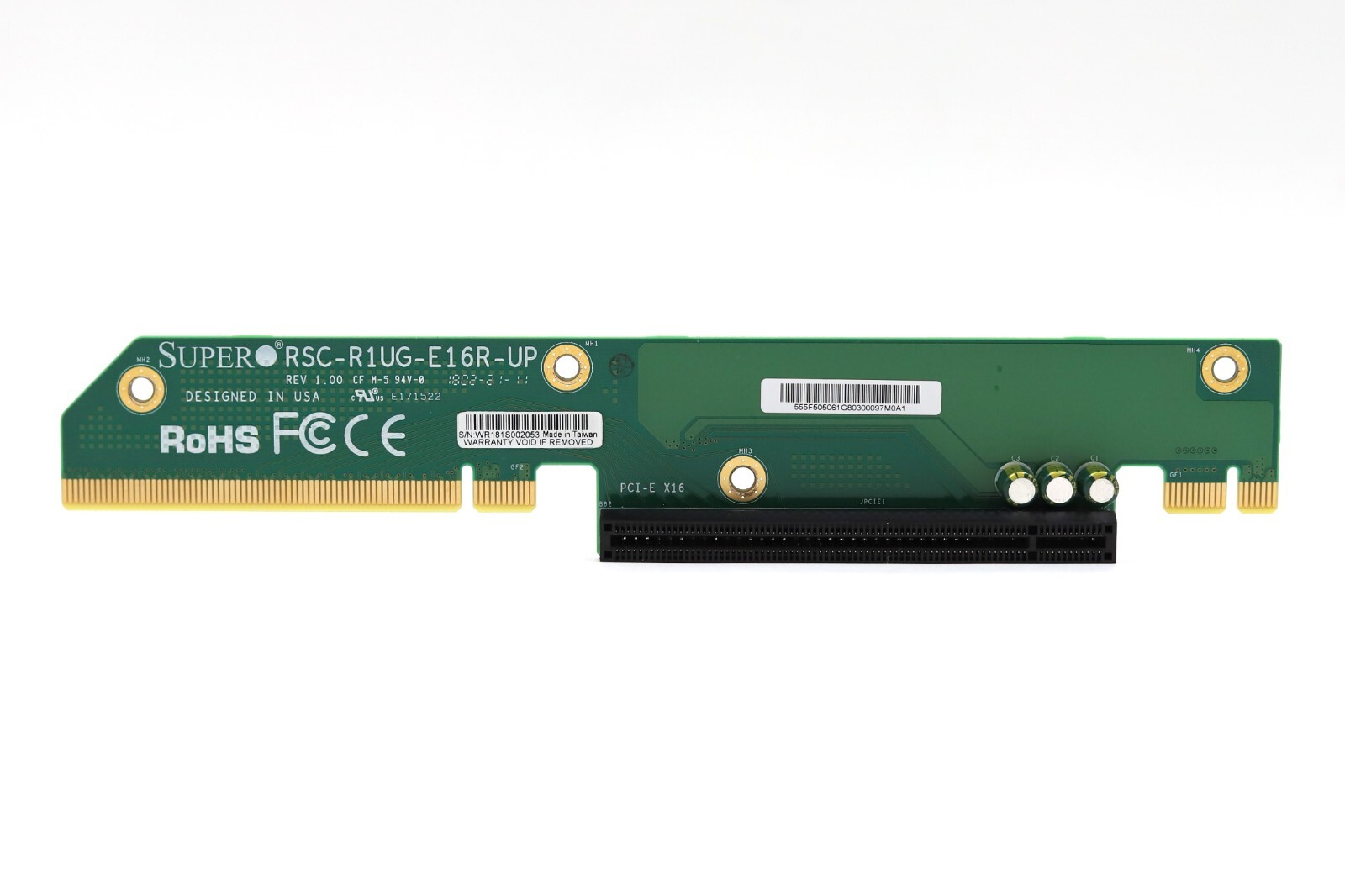 Плата расширения Supermicro RSC-R1UG-E16R-UP 1U Riser Card with 1 PCI-E x16 for UP GPU MB — фото 2