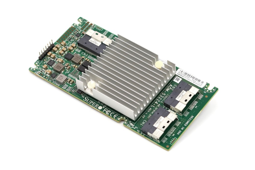 Мезонинный SAS-контроллер Supermicro AOM-S3224-L, SAS 3224 I/O — фото 1