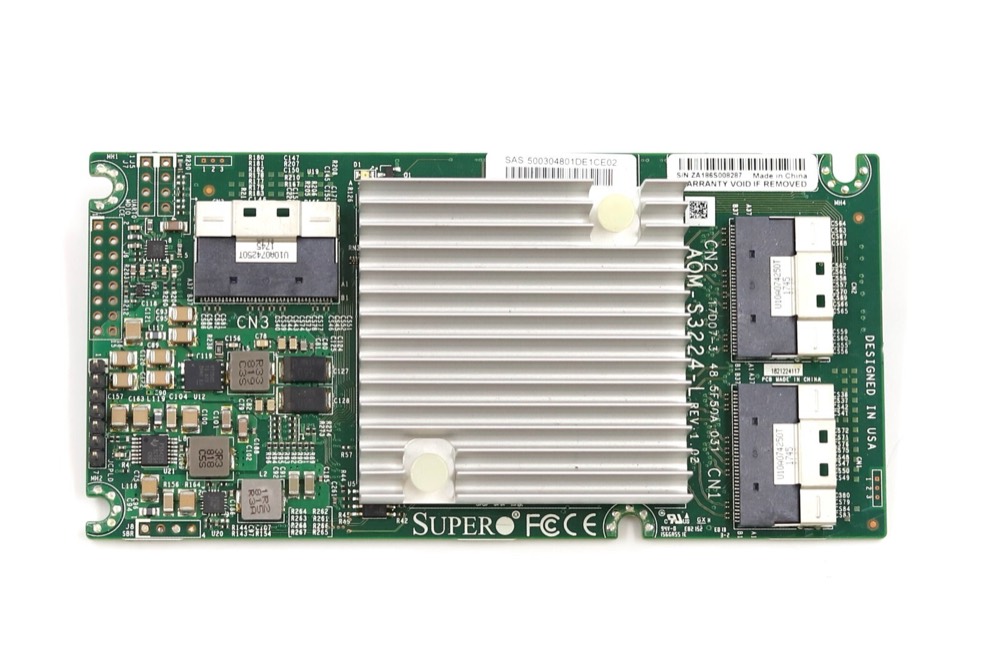 Мезонинный SAS-контроллер Supermicro AOM-S3224-L, SAS 3224 I/O — фото 2