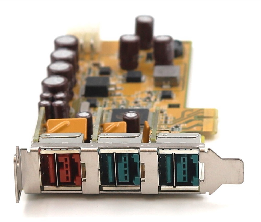 Компонент NEW SUNIX PUB1200XL QTY-1-port 24V & QTY-2-ports 12V Powered USB PCI E — фото 1