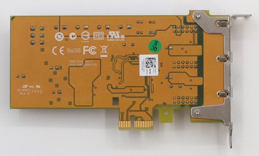 Компонент NEW SUNIX PUB1200XL QTY-1-port 24V & QTY-2-ports 12V Powered USB PCI E — фото 2