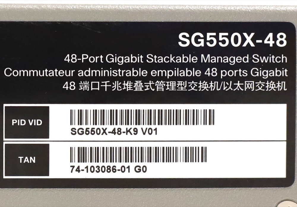 Коммутатор Cisco SG550X-48-K9 — фото 3