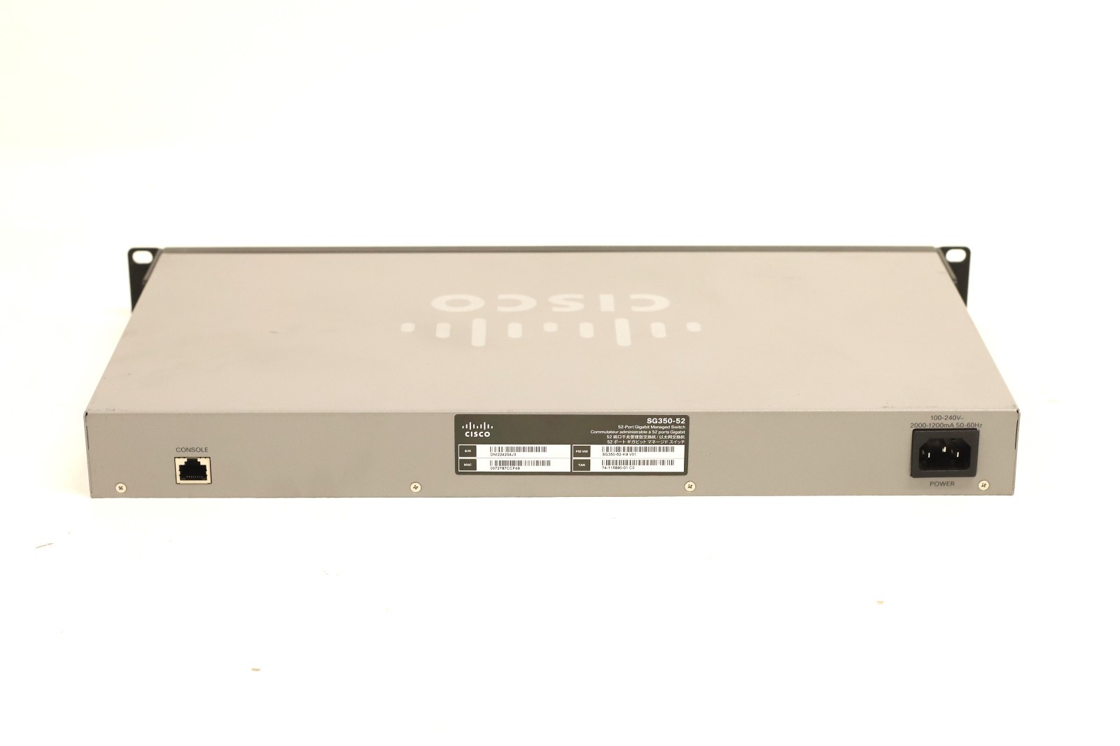 Коммутатор Cisco SG350-52-K9 48-Port GE w/2xSFP/Copper 1GE Uplink Switch — фото 2