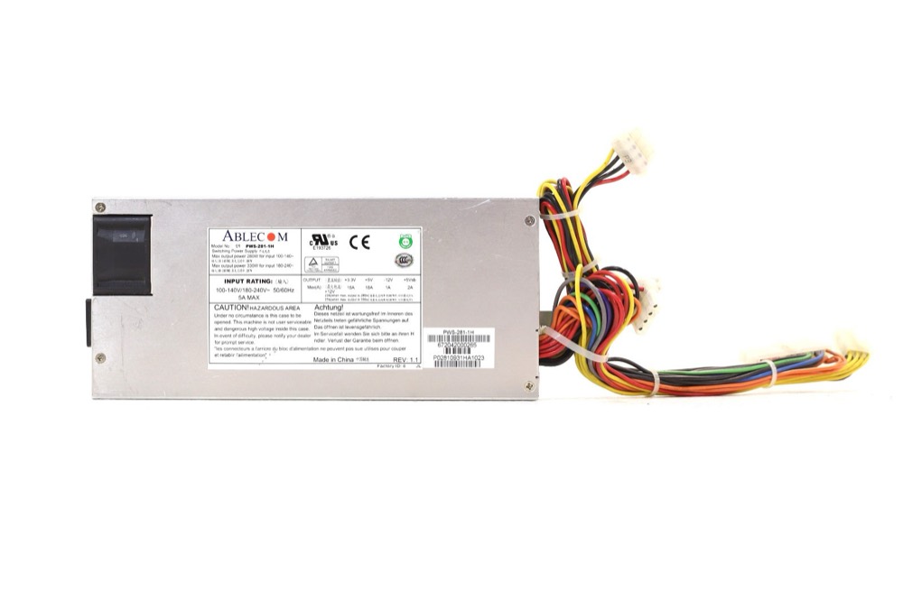 Блок питания *NEW* SuperMicro Ablecom PWS-281-1H 280W 1U High-efficiency Power Supply — фото 2