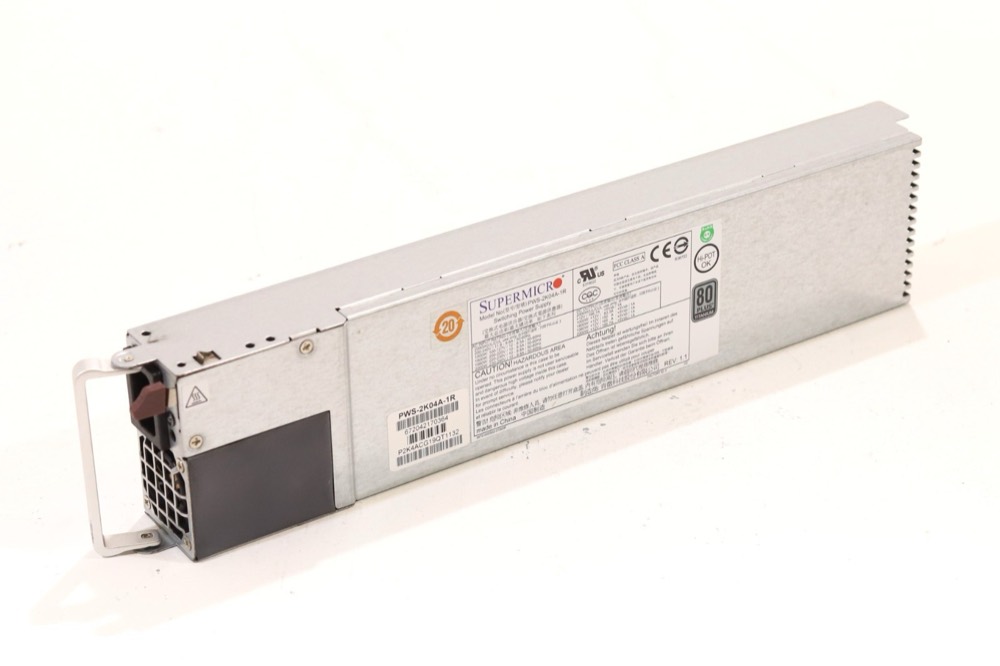 Блок питания Supermicro 2000 Вт 1U резервируемый (PWS-2K04A-1R) — фото 1