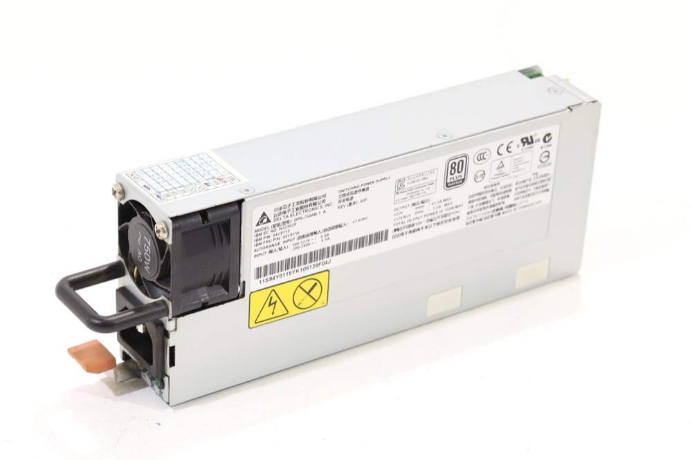 Компонент 94Y8116 94Y8115 IBM 750W AC Delta System X3650 M4 94Y8079 94Y8078 DPS-750AB-1 A — фото 1