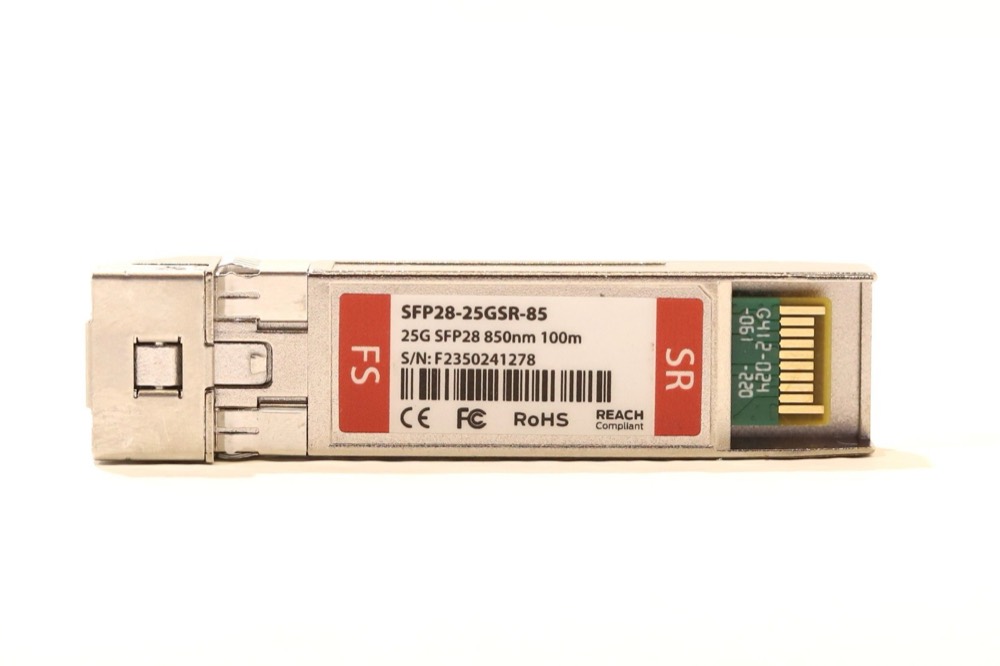Трансивер Reconditioned FS SFP28-25GSR-85 Transceiver FS 25GBASE-SR SFP28 850nm 100m DOM — фото 2