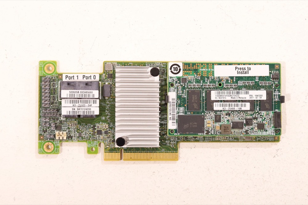 RAID/HBA-контроллер Lenovo 46C9111 ServeRAID M5210 12 Gb/s 1GB Cache RAID Controller — фото 2