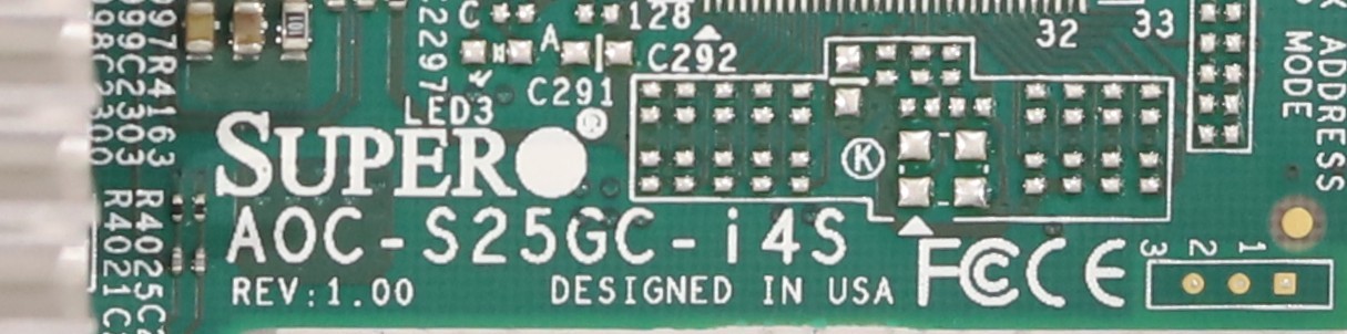 Плата расширения SuperMicro AOC-S25GC-I4S PCIe G4 x16 LP 4x 25GbE SFP28 Intel E810-CAM1 — фото 3
