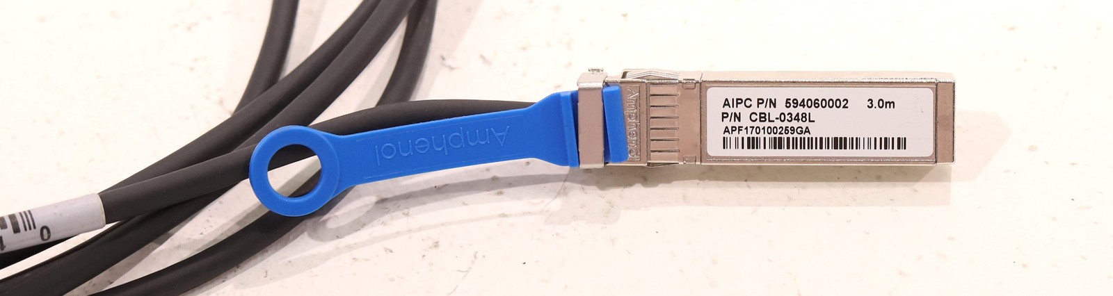 Кабель DAC Supermicro 10G SFP+ пассивный Twinax, 3 м, с ручкой (CBL-0348L) — фото 2