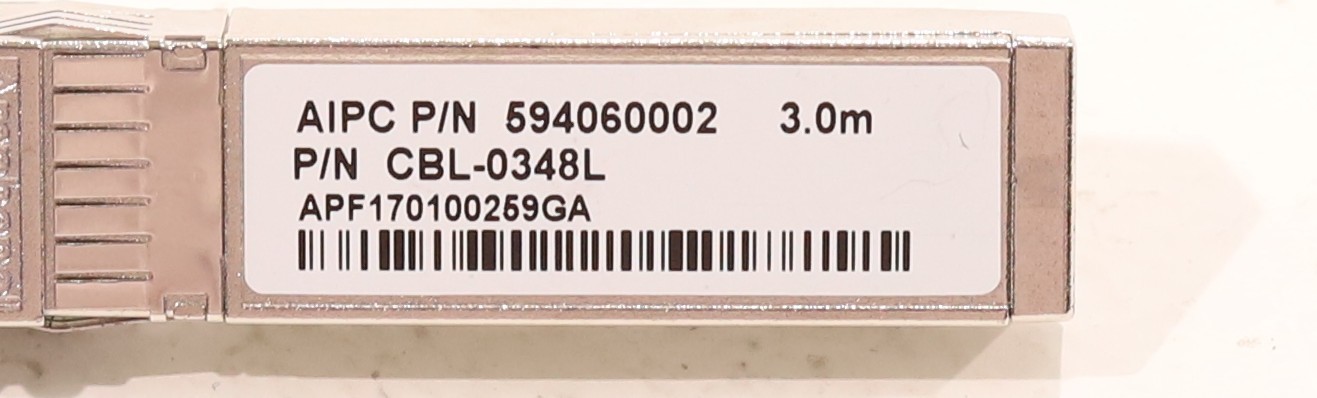 Кабель DAC Supermicro 10G SFP+ пассивный Twinax, 3 м, с ручкой (CBL-0348L) — фото 3