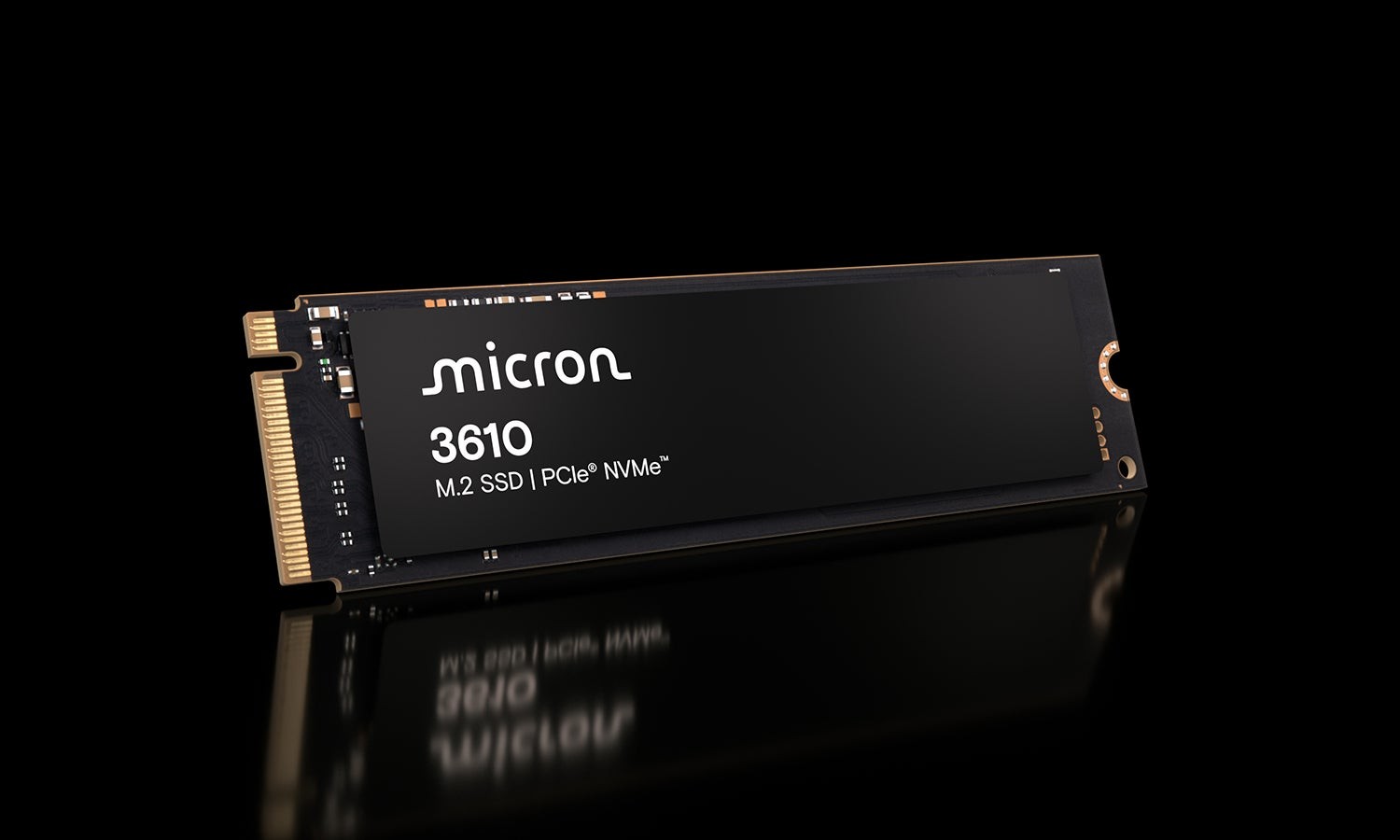 SSD Micron 1TB 3610 NVMe M.2 (клиентский накопитель, MTFDLBA1T0QHT-1BQ15ABYY) — фото 1