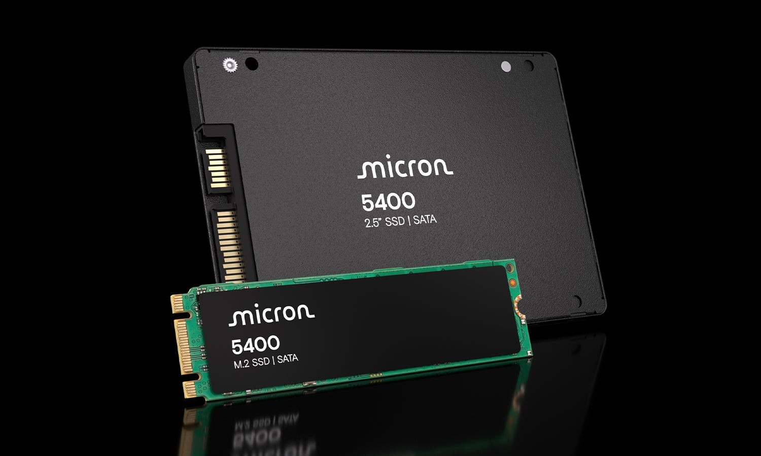 SSD Micron 960GB 5400 PRO SATA 2.5 SSD (серверный накопитель, MTFDDAK960TGA-1BC1ZTAYY) — фото 1