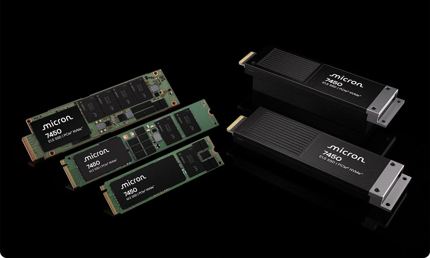 SSD Micron 400GB 7450 MAX NVMe M.2 (серверный накопитель, MTFDKBA400TFS-1BC1ZABYY) — фото 1