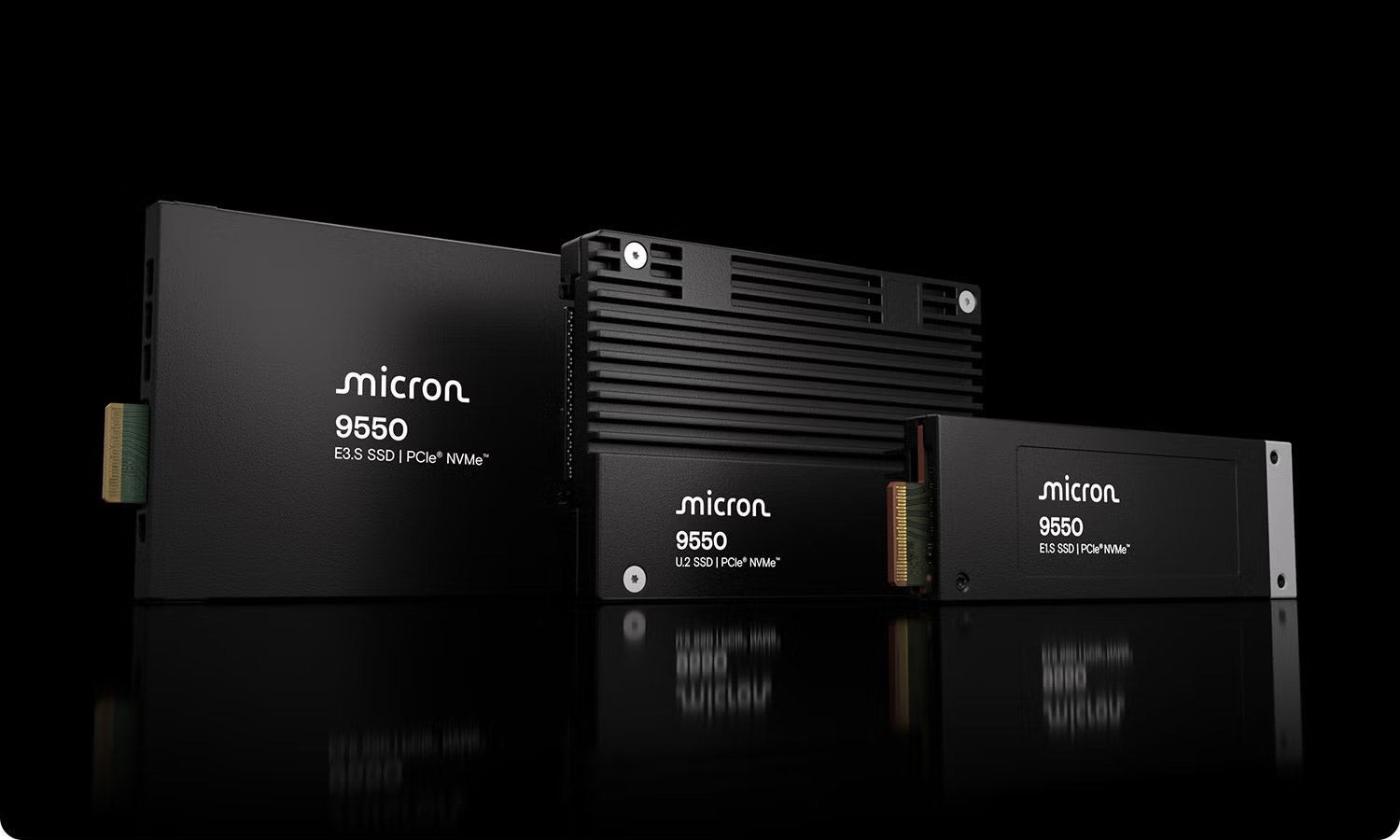 SSD Micron 6.4TB 9550 MAX NVMe E3.S (серверный накопитель, MTFDLBQ6T4THB-1BK1DFCYY) — фото 1