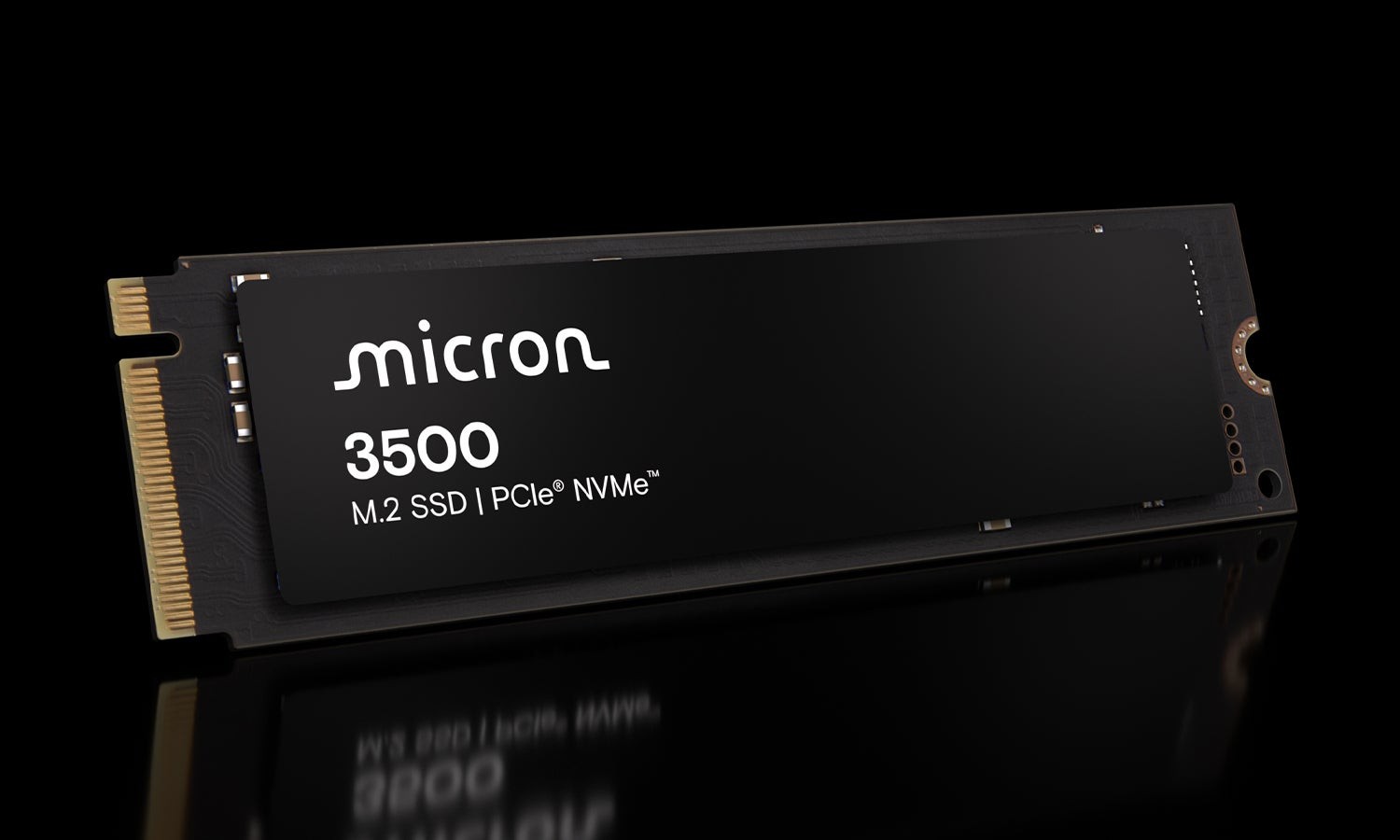 SSD Micron 2TB 3500 NVMe M.2 (клиентский накопитель, MTFDKBA2T0TGD-ABK1AABYYES) — фото 1