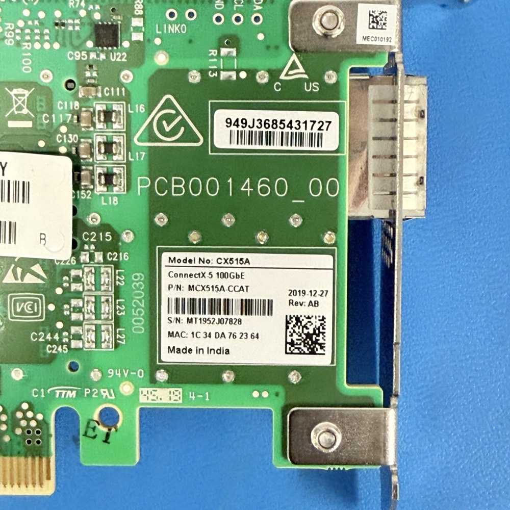 Сетевой адаптер Mellanox MCX515A-GCAT — ConnectX-5 VPI EDR/100GbE — фото 4