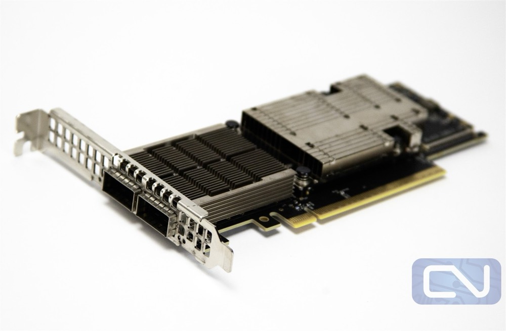 NVIDIA Mellanox MCX755106AS-HEAT — ConnectX-7 200Gb 2-port сетевой адаптер — фото 1