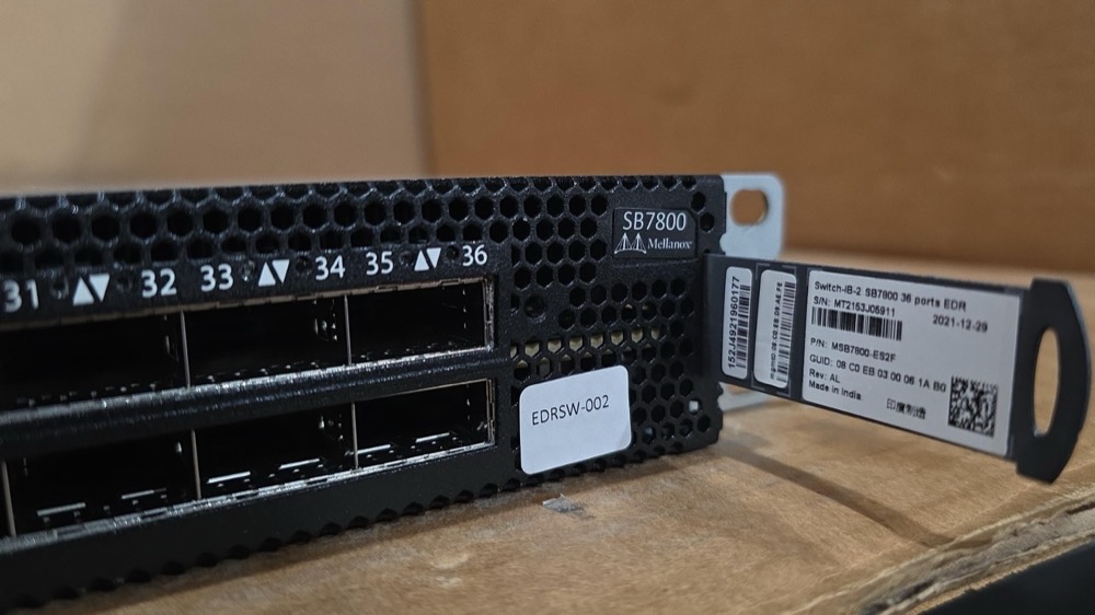 Коммутатор Mellanox MSB7800-ES2R — 36×QSFP28 EDR 100G — фото 4