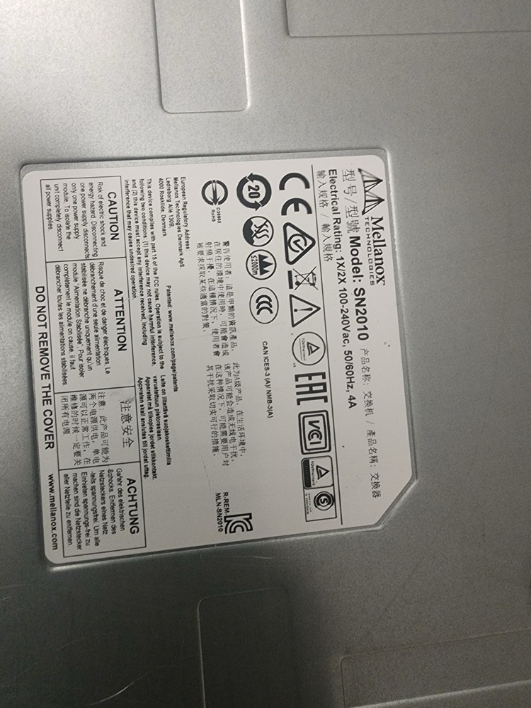 Коммутатор Mellanox MSN2010-CB2F3C — 18×SFP28 25G + 4×QSFP28 100G — фото 4
