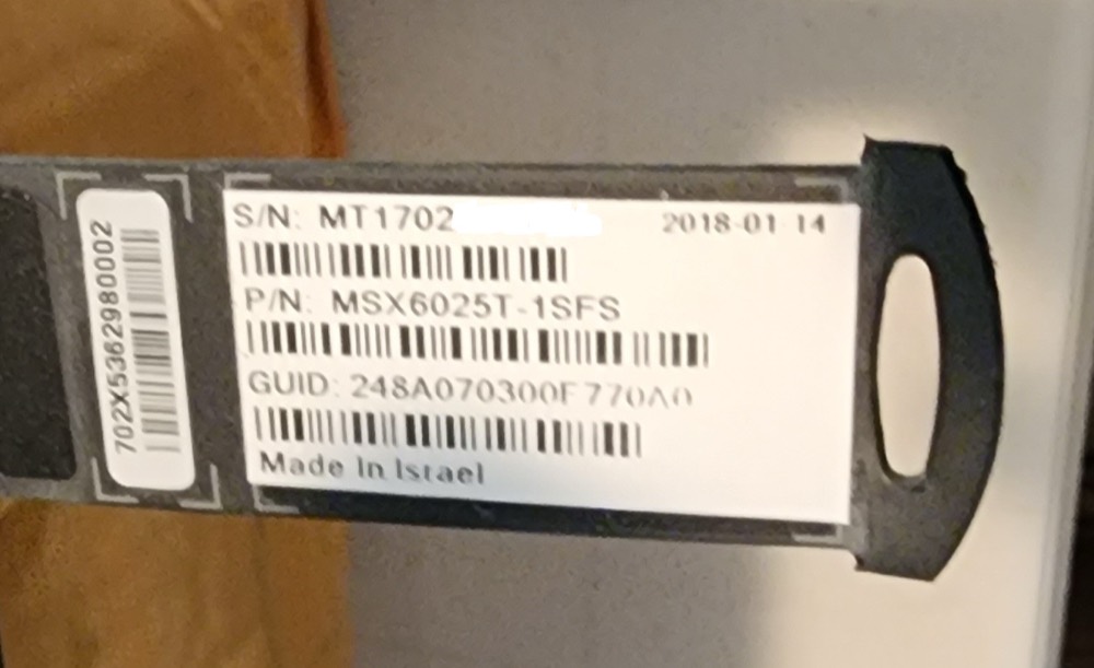 Коммутатор Mellanox MSX6025T-1SFS — InfiniBand FDR/VPI 40/56G — фото 2