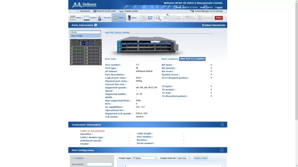Коммутатор Mellanox MSX6512 — шасси 216×FDR — фото 3