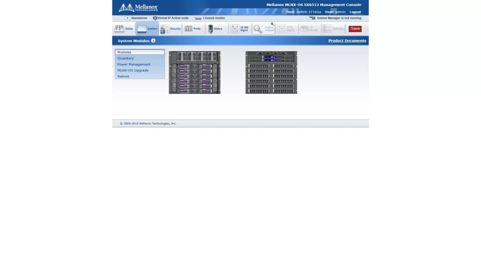 Коммутатор Mellanox MSX6512 — шасси 216×FDR — фото 4