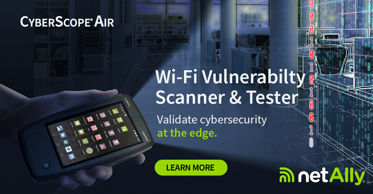 Сканер уязвимостей Wi‑Fi NetAlly CYBERSCOPE-AIR-E-X2 — фото 1
