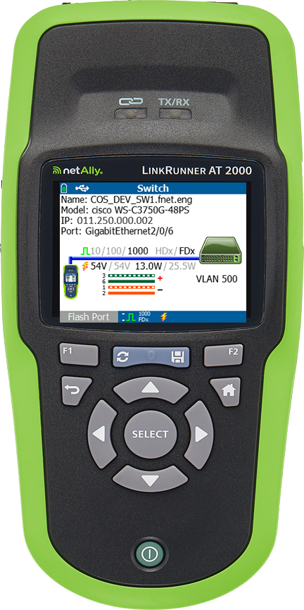 Тестер сети и кабеля NetAlly LRAT-2000 — LinkRunner AT 1000 / 2000 (legacy) — фото 3
