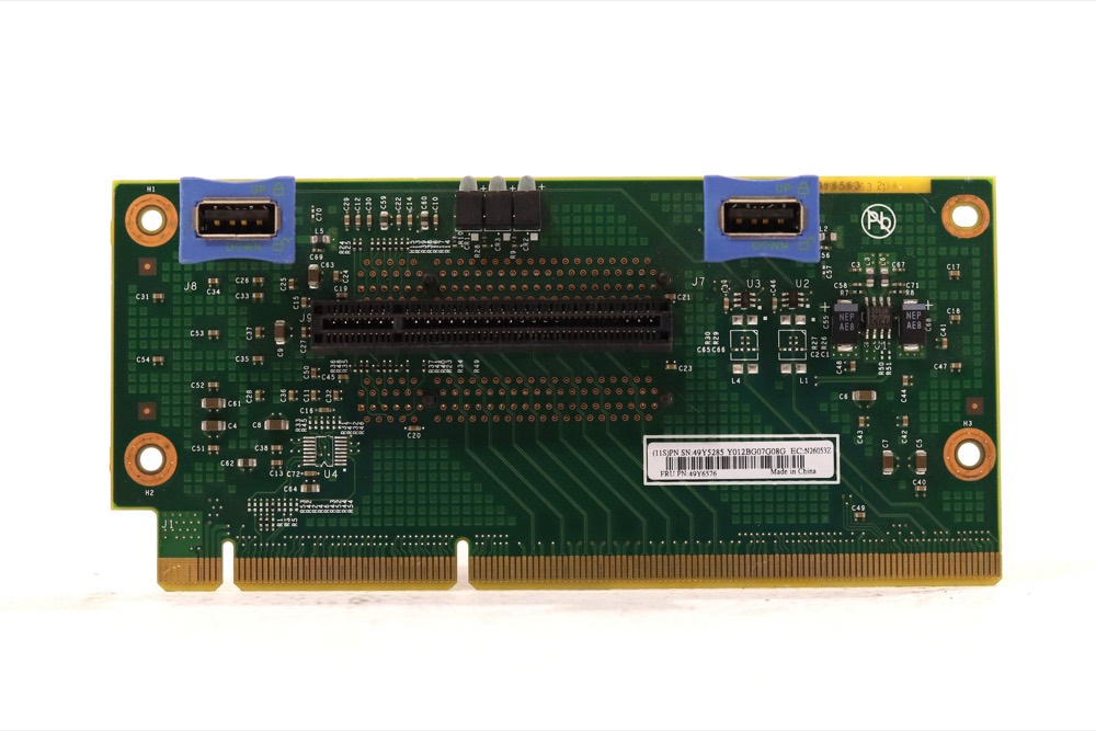 Райзер IBM System x3690 X5 3-Slot PCIe x8 Riser Card FRU P/N: 49Y6576 Tested Working — фото 1